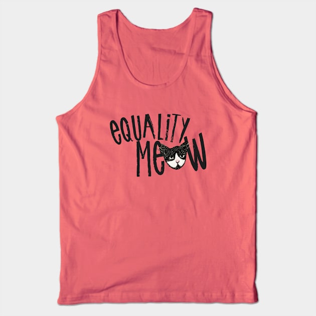 Equality MEOW Tank Top by bubbsnugg